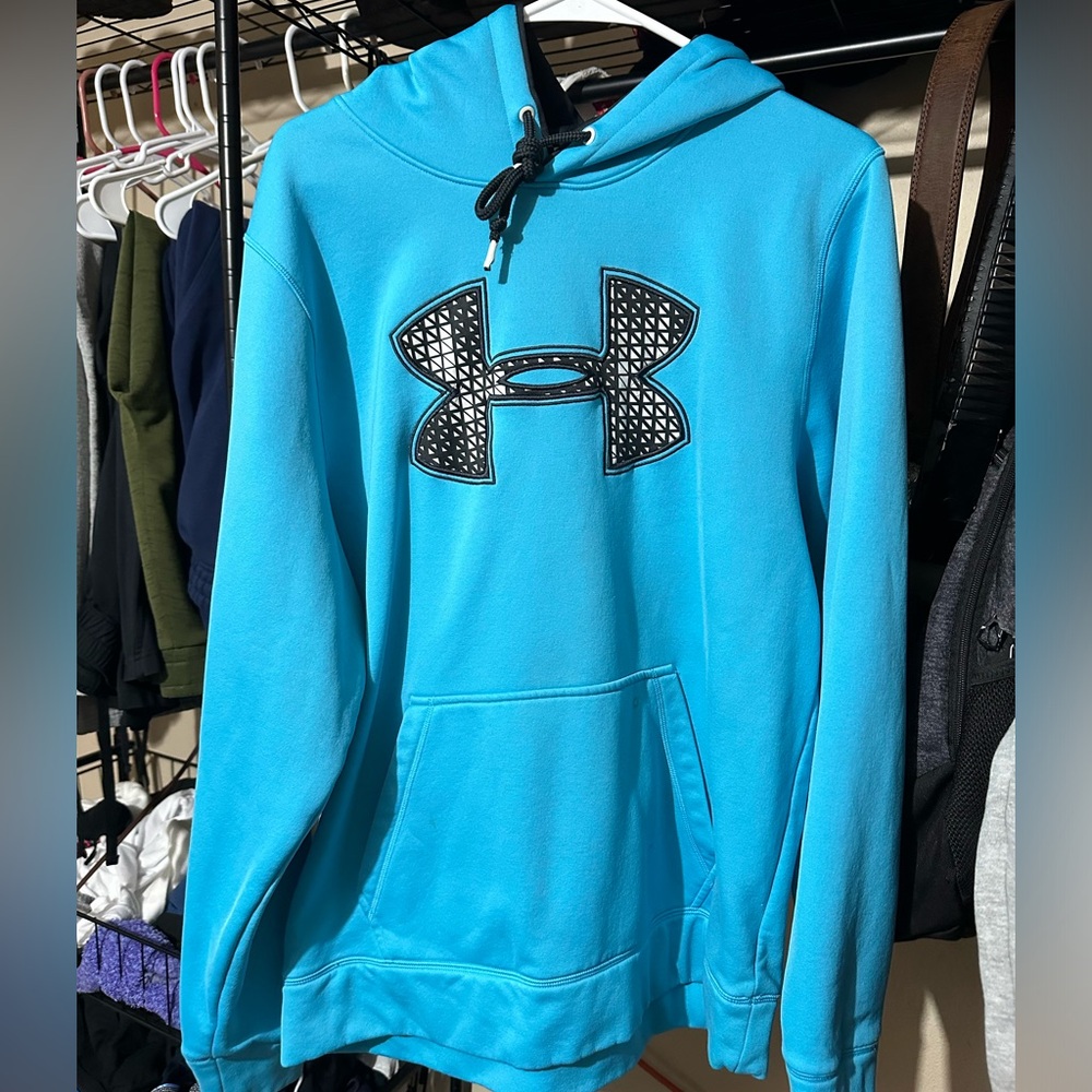 Under Armor blue hoodie size Large